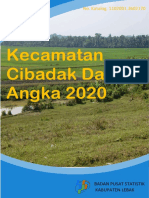 Kecamatan Cibadak Dalam Angka 2020