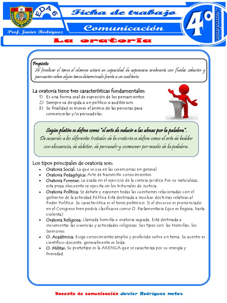 Guía de Oratoria y Debate Escolar | PDF | Hablar en público