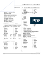 k70808 Spelling Vocab 10-11 Stretch 9780192793843 Answers