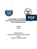 DoD Secure Cloud Computing Architecture Functional Requirements