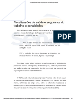 2 - Fiscalizações de Saúde e Segurança Do Trabalho e Penalidades