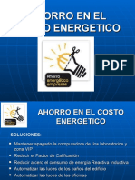 Ahorro en El Costo Energetico