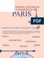 Os 10 pontos turísticos mais românticos em Paris