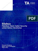 Silabus Basic Cyber Security Di Sektor Kesehatan