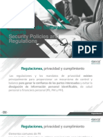 Conceptos de Software Seguro Security Policies and Regulations II