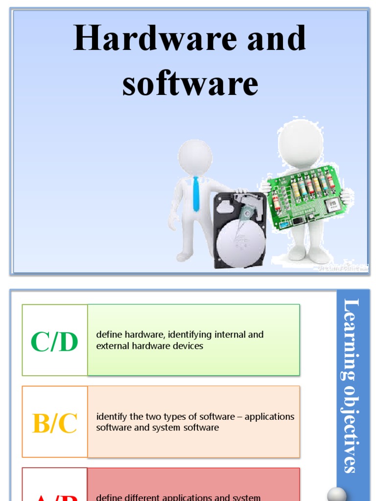 Hardware and Software PDF Computer Hardware Software