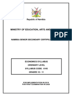 NSSCO Economics Syllabus