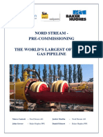 Nord Stream's Groundbreaking Offshore Gas Pipeline Pre-Commissioning