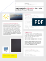 Sharp NA-ExxxG5 thin film solar modules overview