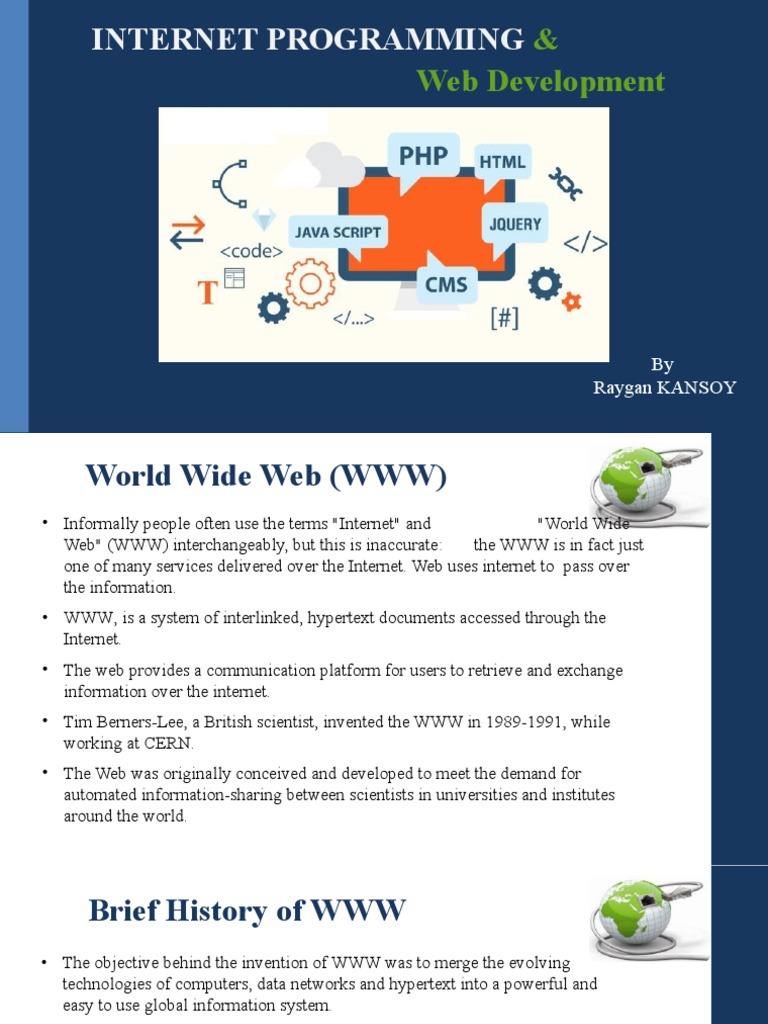 Internet Programming | PDF | World Wide Web | Internet & Web