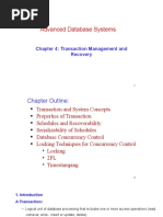 ADB - CH4 - Transaction Management and Recovery