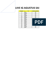 Jadwal Live IG Sales Agustus