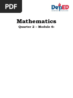 Mathematics: Quarter 2 - Module 6