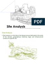 Site Analysis Document Summary