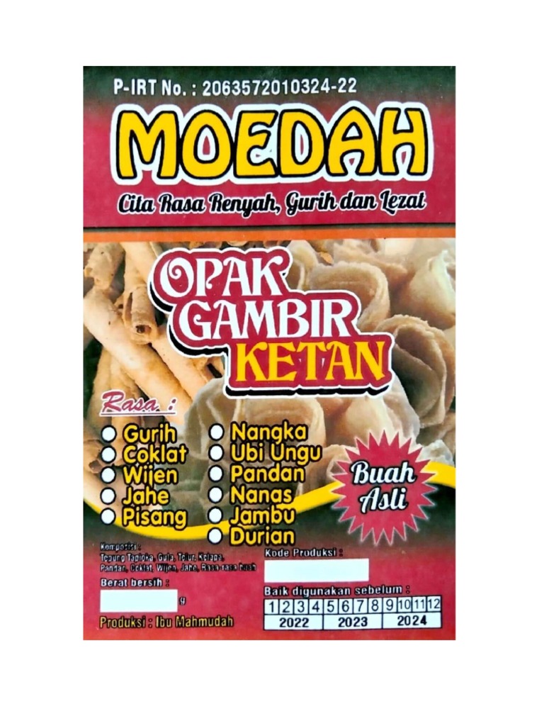 Stiker Produksi | PDF