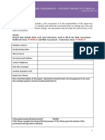 RISK ASSESSMENT - Student Project