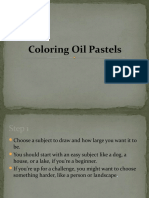 Coloring Oil Pastels 1