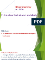 A Closer Look at Acids and Bases