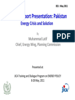 Country Report Presentation - Pakistan Energy Crisis and Solution