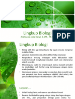 Lingkup Biologi