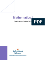 k12 Curriculum Guides Mathematics Math 1 Curriculum Guide