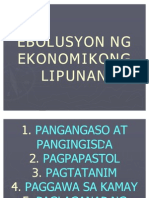 Ebolusyon Ng Ekonomikong Lipunan