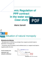 PPP Contract Price Regulation in Water Sector