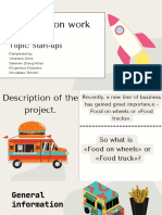 Examination Work - Start Up (Foodtruck)