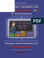 Gramatyka I Słownictwo Angielskie W Ćwiczeniach