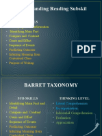 Barret Taxonomy
