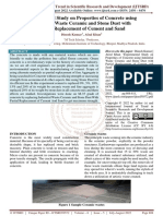 Experimental Study On Properties of Concrete Using Industrial Waste Ceramic and Stone Dust With Partial Replacement of Cement and Sand