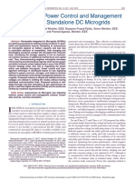 Autonomous Power Control and Management Between Standalone DC Microgrids