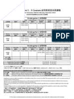 2019 Feb Timetable Kindergarten