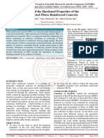 Study of The Hardened Properties of The Tyre Steel Fibres Reinforced Concrete