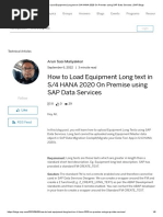 How To Load Equipment Long Text in S - 4 HANA 2020 On Premise Using SAP Data Services - SAP Blogs