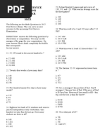 2017 Civil Service Questions