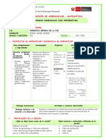 Sesion Resolvemos Problemas Con Perímetro