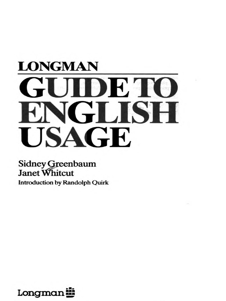 Dokumen pub longman guide to english usage 9780582556195 0582556198 pdf