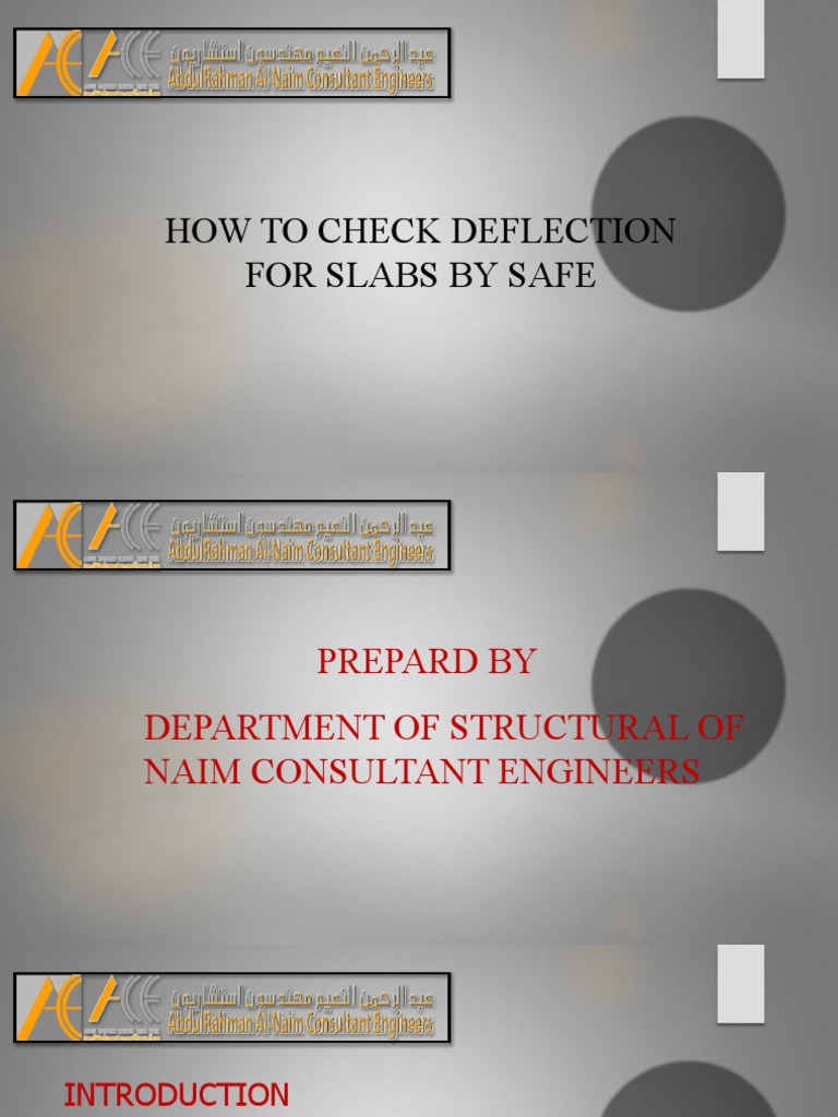 Deflection Check for Slabs Using SAFE | PDF | Business