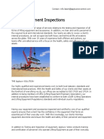 Lifting Equipment Inspections - en