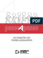 Coleção Passo a Passo - As Funções Do Poder Legislativo - Edição 2015