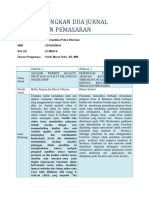 Bramadhan Putra Warman - 2016030041 - Iii-Mbs-B - Membandingkan Dua Jurnal Manajemen Pemasaran