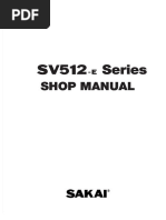 Sakai sv512d sv512t sv512tf e Workshop Manual