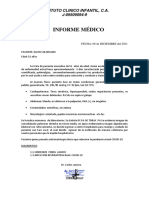 Informe Médico David Solorzano