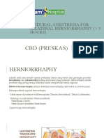 EPIDURAL BLOCK ANESTHESIA pada HERNIORRHAPHY CBD_Kevin Lee_01073190065