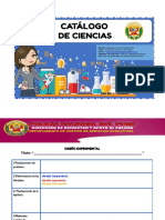 CATALOGO DE CIENCIAS 2do Secundaria