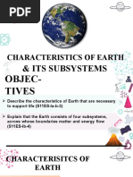 Characteristics of Planet Earth