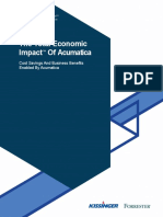 Kissinger The Total Economic Impact of Acumatica