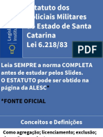 Estatuto Dos Policiais Militares Do Estado de Santa Catarina