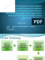 Peningkatan Kepatuhan Pasien Diabetes Mellitus dengan Pendidikan Kesehatan